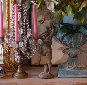 Pair of chandelier candlesticks