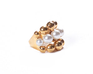The Pearl & Gold Ring