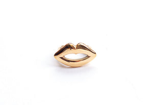 Gold Lip Ring – Shop Gina Bowhill - Main Image