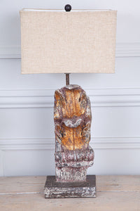 Acanthus Wood Leaf Lamp